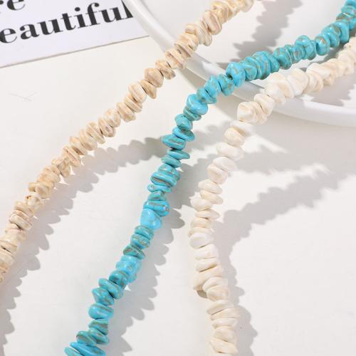 Syntetisk Turkos Bead, DIY, fler färger för val, beads length 7-10mm, Såld Per Ca 15 inch Strand