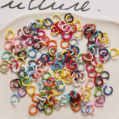 Zink Alloy-ringar, ugnstorkande lack, DIY, fler färger för val, 8mm, Säljs av PC