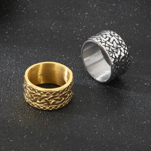 304 roestvrij staal Finger Ring, plated, verschillende grootte voor keus & voor de mens, meer kleuren voor de keuze, Maat:9-13, Verkocht door PC