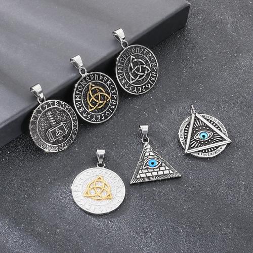 Rustfrit stål smykker Vedhæng, 304 rustfrit stål, forgyldt, du kan DIY & forskellige stilarter for valg, Solgt af PC