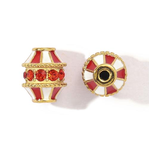 Rustfrit stål smykker Vedhæng, 304 rustfrit stål, guldfarve belagt, du kan DIY & emalje & med rhinestone, flere farver til valg, 3pc'er/Bag, Solgt af Bag