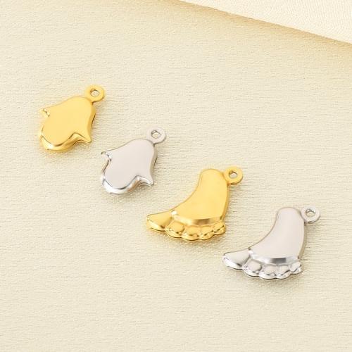 Rostfritt stål Smycken Hängen, 304 rostfritt stål, guldfärg pläterade, DIY, fler färger för val, Säljs av PC