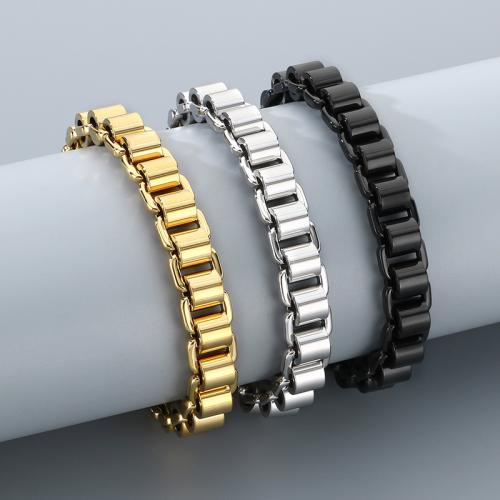 Stainless Steel smycken Armband, 304 rostfritt stål, guldfärg pläterade, mode smycken, fler färger för val, Säljs av PC