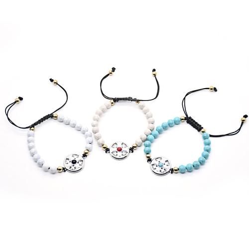 Bracelet en plastique, alliage de zinc, avec plastique, croix, Placage, bijoux de mode, plus de couleurs à choisir, 8mm, Longueur 21 cm, Vendu par PC