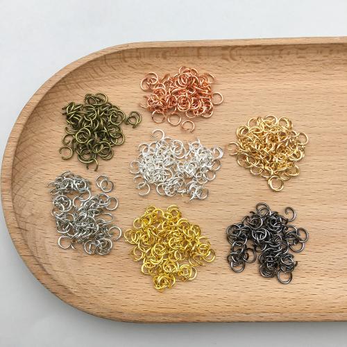 Iron Open Jump ring, Järn, plated, DIY & olika storlek för val, fler färger för val, 15G/Bag, Säljs av Bag