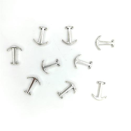 Zink Alloy Spacer Pärlor, Anchor, antik silver pläterad, DIY, 17x14x3mm, Hål:Ca 1mm, 50PC/Bag, Säljs av Bag