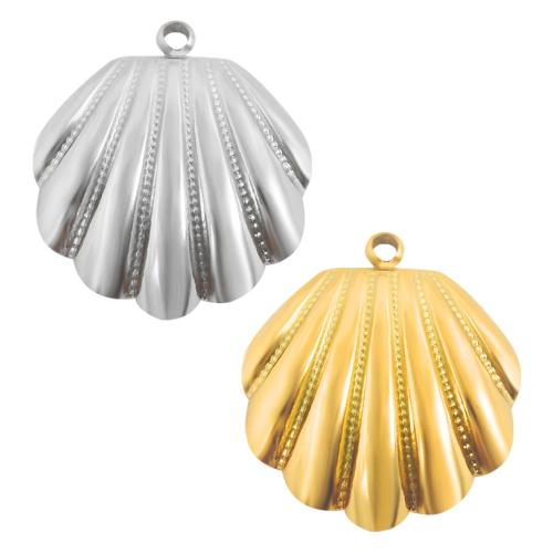 Rostfritt stål Animal Hängen, 304 rostfritt stål, Shell, plated, DIY, fler färger för val, 10PC/Bag, Säljs av Bag