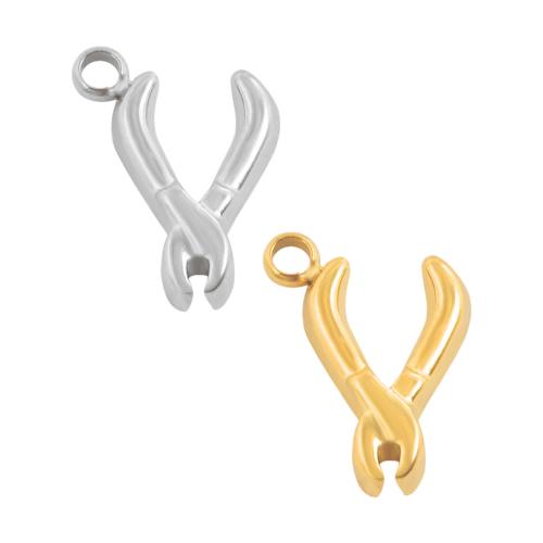 Rostfritt stål Smycken Hängen, 304 rostfritt stål, Rantör, plated, DIY, fler färger för val, 10PC/Bag, Säljs av Bag