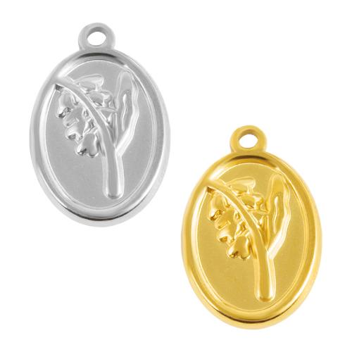 Rustfrit stål smykker Vedhæng, 304 rustfrit stål, forgyldt, du kan DIY, flere farver til valg, 10pc'er/Bag, Solgt af Bag