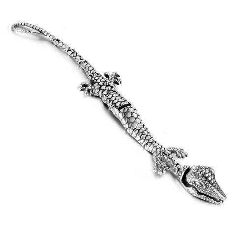 304 rostfritt stål Armband, Krokodil, polerad, mode smycken & för människan, ursprungliga färgen, Längd Ca 8.5 inch, Säljs av PC