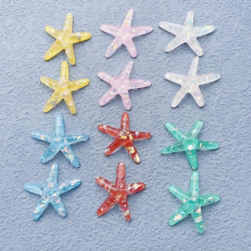 Mode Harts Cabochoner, med paljetter, epoxi klistermärke, DIY, fler färger för val, 40mm, 10PC/Bag, Säljs av Bag