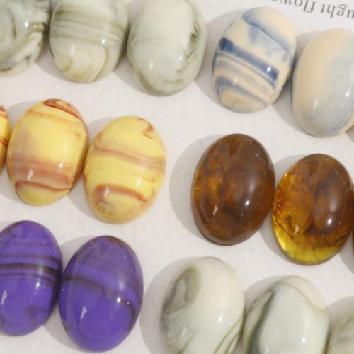 Mode Harts Cabochoner, polerad, DIY, fler färger för val, 25x18mm, 10PC/Bag, Säljs av Bag