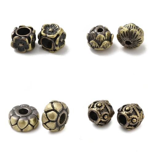 Perles bijoux en laiton, Placage, DIY, plus de couleurs à choisir, protéger l'environnement, sans nickel, plomb et cadmium, 20PC/sac, Vendu par sac