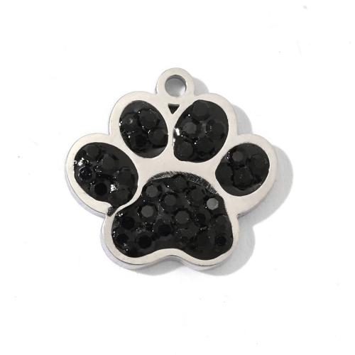 Rostfritt stål Smycken Hängen, 304 rostfritt stål, med Natursten, plated, DIY & olika stilar för val & med strass, Säljs av PC