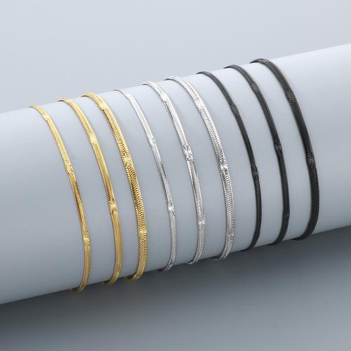 Stainless Steel smycken Armband, 304 rostfritt stål, guldfärg pläterade, mode smycken, fler färger för val, Säljs av PC
