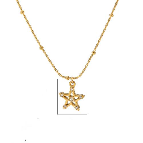 Stainless Steel smycken halsband, 304 rostfritt stål, plated, mode smycken & med strass, fler färger för val, Säljs av PC