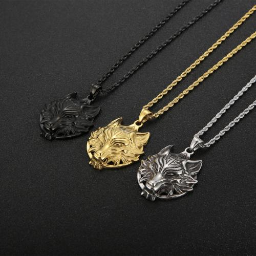 Nehrđajućeg čelika, nakit ogrlice, 304 nehrđajućeg čelika, zlatna boja pozlaćen, modni nakit, više boja za izbor, Prodano By PC