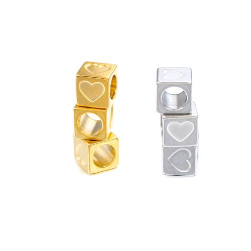 Rostfritt stål pärlor, 304 rostfritt stål, guldfärg pläterade, DIY, fler färger för val, 9PC/Bag, Säljs av Bag