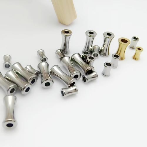 Nerūdijančio plieno Karoliukai, 304 Nerūdijantis plienas, su Žalvarinis, padengtą, Pasidaryk pats & įvairių stilių pasirinkimas, Pardavė PC