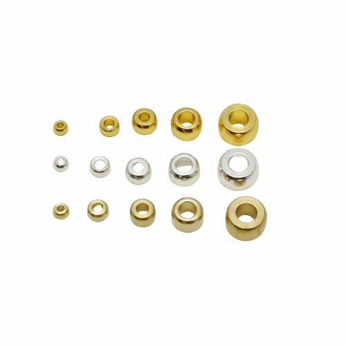 Coirníní Spacer Prás, plátáilte, DIY & méid éagsúla do rogha, dathanna níos mó le haghaidh rogha, Díolta De réir PC