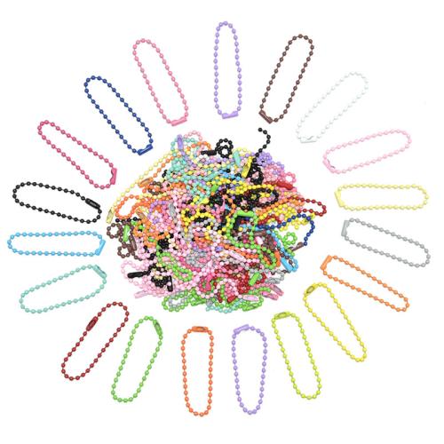 Chaîne de boule en fer, vernis au four, DIY, plus de couleurs à choisir, 120mm, Vendu par PC