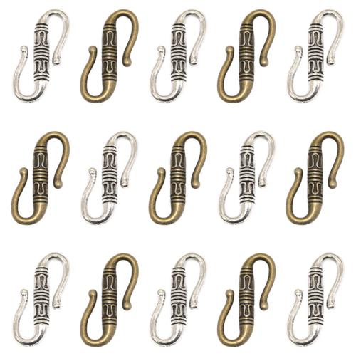 Zinc Alloy S Clasp Letter S plated DIY Sold By PC