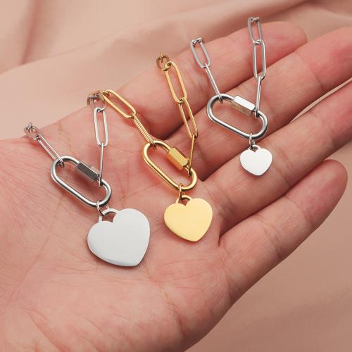 Stainless Steel Jewelry Necklace 304 Stainless Steel gold color plated fashion jewelry Sold By PC