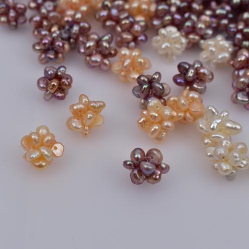 Míč clusteru perlový korálky, Sladkovodní Pearl, Nepravidelné, DIY, více barev na výběr, 8-14mm, Prodáno By PC