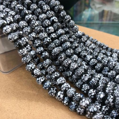 Abalorios de Cristal Murano hecho a mano, Cristal de murano, pulido, Bricolaje, más colores para la opción, 8-10mm, Vendido para 37 cm Sarta