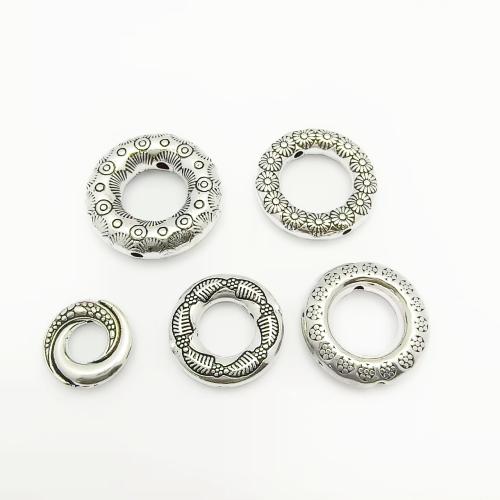 Pierścień łączenie ze stopów cynku, Stop cynku, Powlekane, DIY & różne style do wyboru, sprzedane przez PC