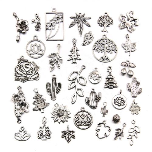 Sinc Alloy Pendants, plátáilte, cainníocht dhifriúil do rogha & DIY, dathanna níos mó le haghaidh rogha, pendant length 10-35mm, Díolta De réir Mála