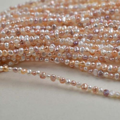 Keishi kultivované sladkovodní perle, Sladkovodní Pearl, Baroko, DIY, více barev na výběr, 4-5mm, Prodáno za 37 cm Strand
