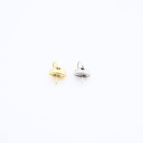 Ottone Peg Bail, placcato, DIY, nessuno, assenza di nichel,piombo&cadmio, 10x7x5mm, Venduto da PC