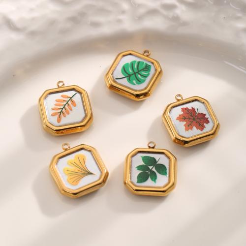 Stainless Steel korut Riipukset, 304 Stainless Steel, päällystetty, tee-se-itse & emali, enemmän värejä valinta, 20PC/laukku, Myymät laukku