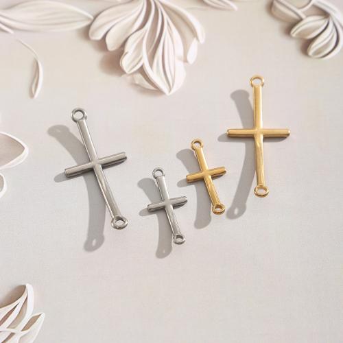 Złącze ze stali nierdzewnej, Stal nierdzewna 304, Krzyż, Powlekane, DIY, dostępnych więcej kolorów, 10komputery/torba, sprzedane przez torba