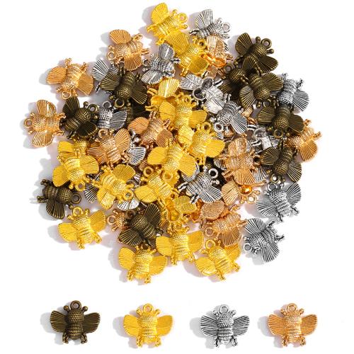 Zinek zvířat Přívěsky, Včela, á, DIY, více barev na výběr, 16x14mm, Prodáno By PC