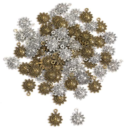 Zinek Přívěsky, Slunce, á, DIY, více barev na výběr, 20x16mm, Prodáno By PC