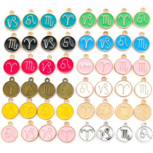 Přívěšek zinek slitiny, á, DIY & různé styly pro výběr & smalt, 12PC/nastavit, Prodáno By nastavit