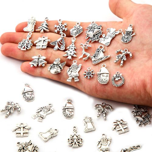 Zinek Vánoční Přívěsky, starožitné barva postříbřená, Vánoční design & DIY & různé styly pro výběr, Prodáno By PC