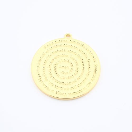 Monili d'ottone Ciondoli, ottone, placcato, DIY, dorato, assenza di nichel,piombo&cadmio, 33x31x2mm, Venduto da PC