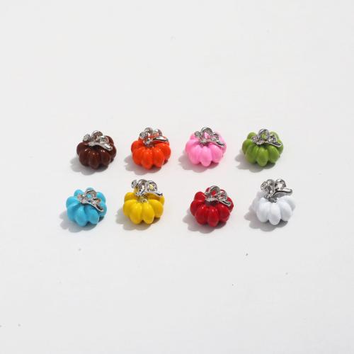 Přívěšek zinek slitiny, Dýně, á, DIY & smalt, více barev na výběr, 10mm, Prodáno By PC