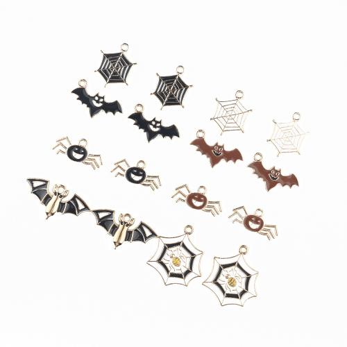 Fashion Halloween Pendant Zinc Alloy plated Halloween Design & DIY & enamel Sold By Bag