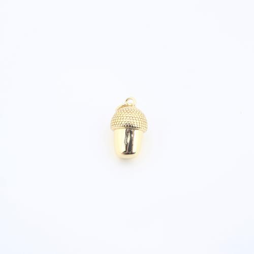 Wisiorki mosiężne, Mosiądz, Powlekane, DIY, złoty, 14x9x9mm, sprzedane przez PC