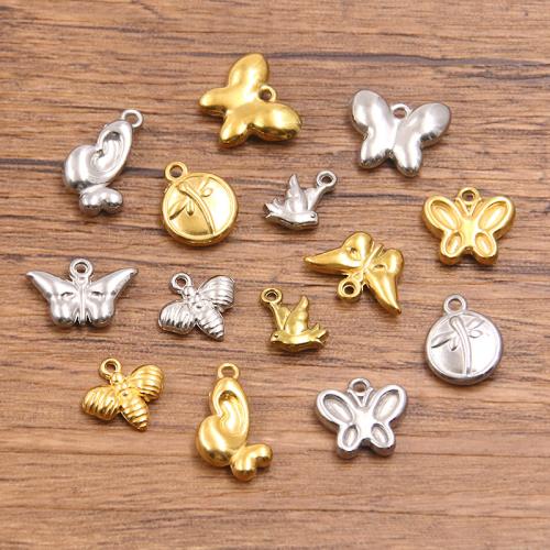 Ruostumaton teräs Animal Riipukset, 304 Stainless Steel, päällystetty, tee-se-itse, enemmän värejä valinta, Myymät PC