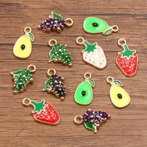 Colgantes de esmalte de la aleación del cinc, aleación de zinc, chapado, Bricolaje, más colores para la opción, 100PCs/Bolsa, Vendido por Bolsa