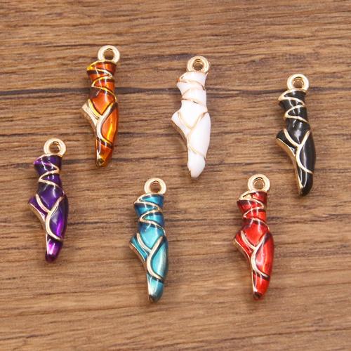 Colgantes de esmalte de la aleación del cinc, aleación de zinc, chapado, Bricolaje, más colores para la opción, 100PCs/Bolsa, Vendido por Bolsa