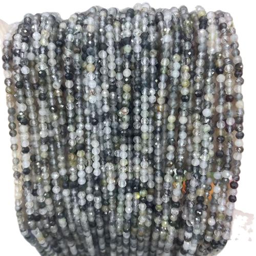 Šperky korálky přírodní křemenné, DIY, smíšené barvy, Prodáno za 38 cm Strand