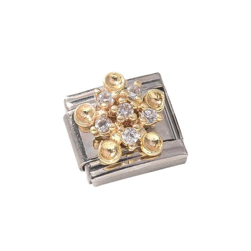 Stainless Steel karkötő keresése, 304 rozsdamentes acél, galvanizált, DIY & különböző stílusokat a választás & mikro egyengetni cirkónia, 5PC-k/Bag, Által értékesített Bag