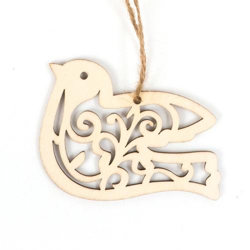 Wood Christmas Tree Decoration DIY & hollow Sold By PC