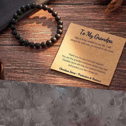 Piedras preciosas Pulsera, hecho a mano, diferentes estilos para la opción & para hombre, longitud aproximado 8 Inch, Vendido por UD